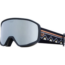 Roxy Izzy ERJTG03242-KYH0 Μάσκα Σκι & Snowboard Ενηλίκων Μαύρη με Φακό Καθρέπτη Aσημί