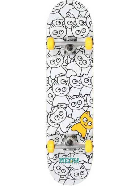 Meow Skateboards Sticker Pile 7.5" Original