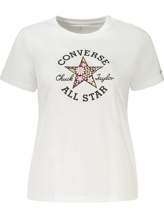 Converse Παιδικό T-Shirt Κοντομάνικο Λευκό 4CF829-BI001
