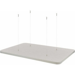 t.akustik PET Ceiling Absorber 180 Ηχοαπορροφητικό Πάνελ 120x180x5cm 1τμχ White