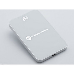 Forcell F-Energy F5K8 Super Slim Wireless Magsafe Power Bank 5000mAh 20W με Θύρα USB-C Quick Charge 4.0 & Power Delivery White
