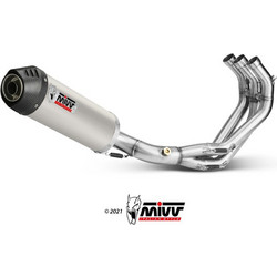 MIVV Oval Σετ Εξάτμισης για Yamaha Tracer 9 '15-'20 με Σιγαστήρα Titanium