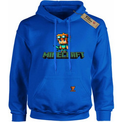 Takeposition Minecreft Heroe Παιδικό Φούτερ με Κουκούλα Royal Blue 214-811-4767