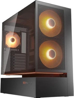Cougar CFV235 Mesh Black Gaming Midi Tower Κουτί Υπολογιστή RGB με Πλαϊνό Παράθυρο