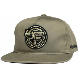Fasthouse Flight Ανδρικό Καπέλο Jockey Snapback Υφασμάτινο Χακί 600004-90