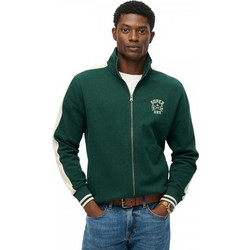 Superdry Ανδρική Ζακέτα Φούτερ με Κουκούλα και Φερμουάρ Πράσινη M2014282A-27E