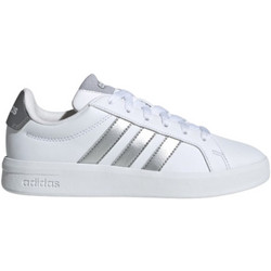 Adidas Grand Court 3.0 Παιδικά Sneakers Λευκά Ασημί JP9363
