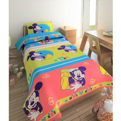 Dimcol Παιδικό Κουβερλί Μονό Microfiber 170x260 Mickey 657 Πολύχρωμο