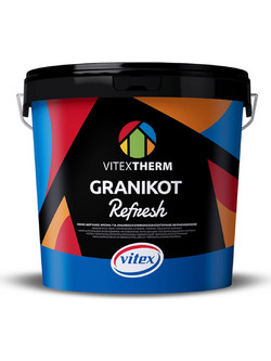 Vitex GRANIKOT REFRESH Μονωτικό Ακρυλικό Σιλικονούχο Χρώμα Εξωτερικού Χώρου Λευκό 3lt