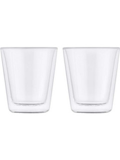Maxwell & Williams Σετ Ποτήρια Καφέ Γυάλινα 200ml 2τμχ GU0187