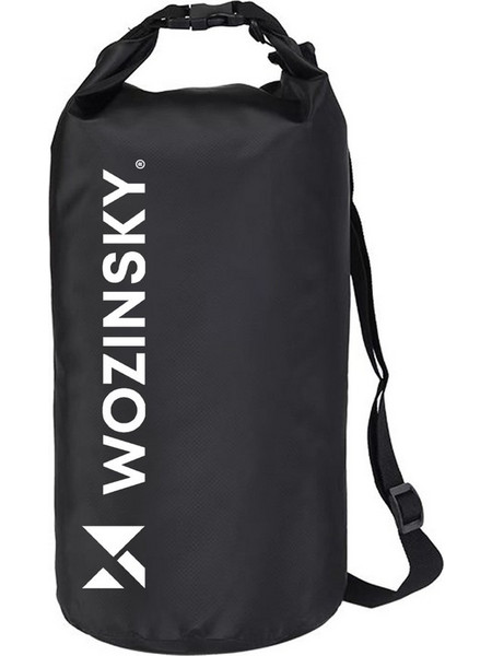 Wozinsky WWK-20 Στεγανός Σάκος Ώμου 20lt Μαύρος