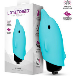 LateToBed Dolphy Bullet Vibrator Κλειτοριδικός Δονητής Μπλε