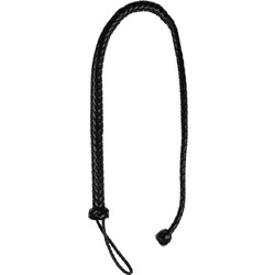 Ouch! Whip Leather Μαστίγιο 12.2cm Μαύρο