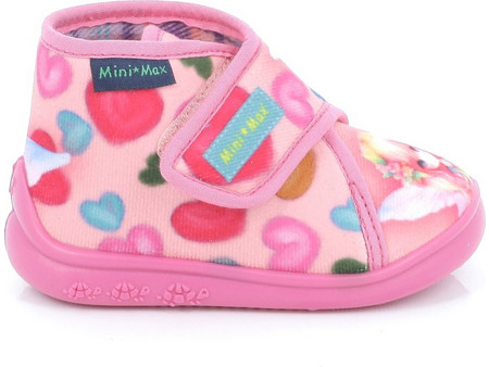 Mini Max Ανατομικές Χειμερινές Παιδικές Παντόφλες Μποτάκια για Κορίτσι Ροζ VGSILVIA5