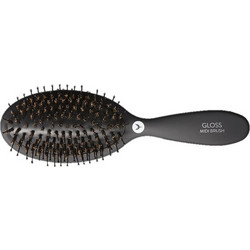 HH Simonsen Black Gloss Midi Βούρτσα Μαλλιών για Ξεμπέρδεμα Μαύρη