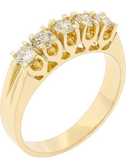 Million Diamonds Γυναικείο Δαχτυλίδι Σειρέ Μισόβερο από Xρυσό 18K με Διαμάντι RL23716