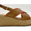 Stonefly Ivory 2 Ανατομικές Καλοκαιρινές Γυναικείες Πλατφόρμες Ψηλές Δερμάτινες Καφέ 220863