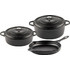 Hosse Kitchen Σετ Μαγειρικά Σκεύη από Ανοξείδωτο Ατσάλι 3τμχ 3800446850276