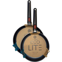 WOLL Eco Lite Σετ Τηγάνια Αλουμινίου με Αντικολλητική Επίστρωση 2τμχ NB-ELI-SET-0002-Q