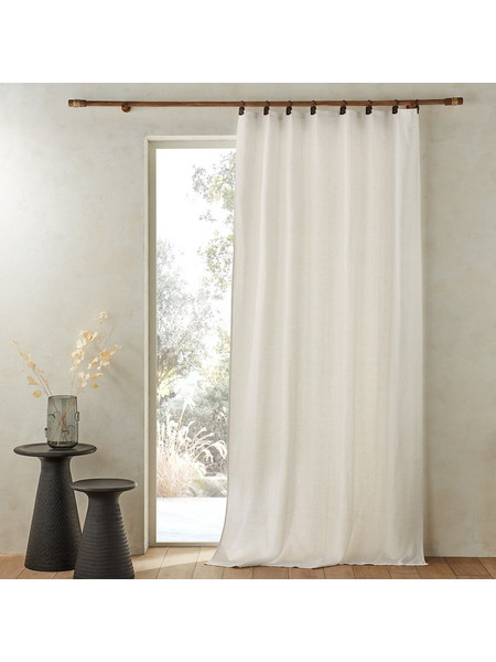 La Redoute Κουρτίνα με Γάντζους 140x180 Private 324414249 White Foam