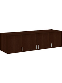 Pakoworld Τετράφυλλο Πατάρι Ντουλάπας Royal Wenge 200x53x58cm 361-000110
