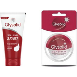Glysolid Hand Cream 100ml + Lip Balm 20gr