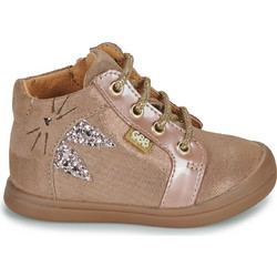 GBB Chouga Παιδικά Μποτάκια Ροζ Suede με Φερμουάρ & Σκρατς AM102-17