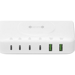 4Smarts 7in1 Βάση Φόρτισης με 2 Θύρες USB-A & 4 Θύρες USB-C 100W Quick Charge 3.0 & Power Delivery