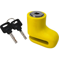 HC306 Κλειδαριά Δισκόφρενου Μηχανής 5.5mm Κίτρινη