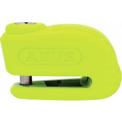 ABUS 370 Trigger 2.0 Κλειδαριά Δισκόφρενου Μηχανής 10mm με Συναγερμό Κίτρινη