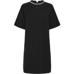 Ichi Mini Βραδινό Φόρεμα Μεταξωτό Μαύρο 20124682-194008