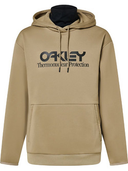 Oakley Ανδρικό Φούτερ με Κουκούλα & Τσέπες Μπεζ FOA402381-32F