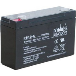 Power Kingdom PS10-6 Μπαταρία VRLA 6V 10Ah