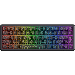 Onikuma G67 Μηχανικό Gaming Πληκτρολόγιο 60% RGB Black