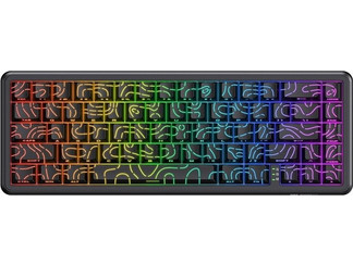 Onikuma G67 Μηχανικό Gaming Πληκτρολόγιο 60% RGB Black