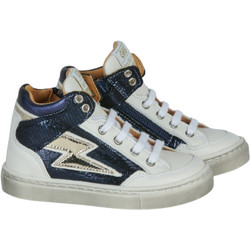 GBB Παιδικά Sneakers Μποτάκια Λευκά Navy Μπλε AM328-12