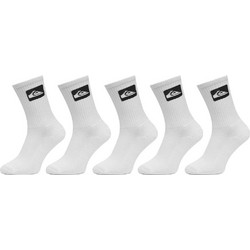Quiksilver Ανδρικές Κάλτσες Κοντές με Σχέδια Λευκές 5Pack EQYAA04066-WBB0