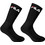 Fila Ανδρικές Κάλτσες Ψηλές με Σχέδια Μαύρες 2Pack F4401-200