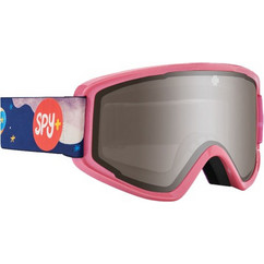 SPY Crusher Elite 3100000000261 Μάσκα Σκι & Snowboard Ενηλίκων Ροζ με Φακό Καθρέπτη Aσημί