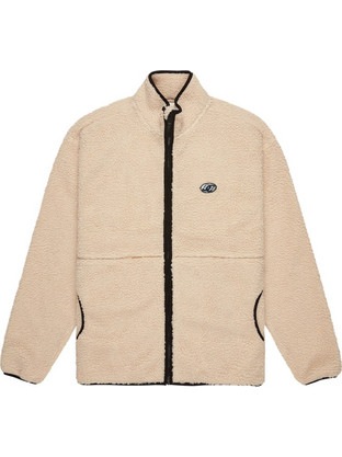 DC Ανδρική Ζακέτα Fleece με Φερμουάρ Μπεζ EDYFT03552-TFL0