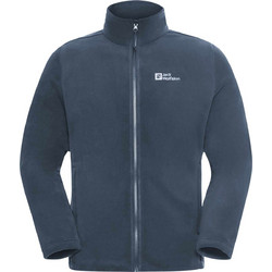 Jack Wolfskin Ανδρική Ζακέτα Fleece με Φερμουάρ Navy Μπλε 1711371-C0412