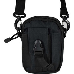 Colorlife Military Ανδρικό Τσαντάκι Μέσης Μαύρο BG076-01