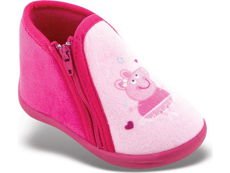 Smart Kids Pepa Pig Χειμερινές Παιδικές Παντόφλες Μποτάκια για Κορίτσι Ροζ Φούξια 42-115