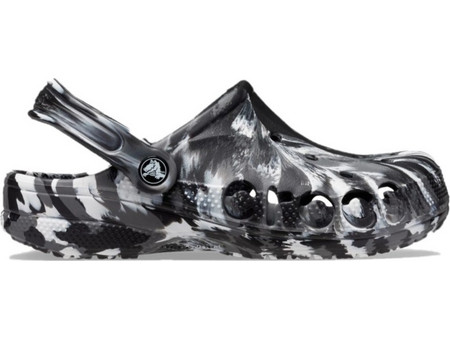 Crocs Baya Marbled Σαμπό Μαύρο 222074-03
