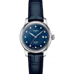 Tissot Γυναικείο Ρολόι Αυτόματο με Μπλε Δερμάτινο Λουράκι T006.207.16.046.00