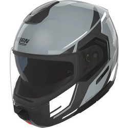 Nolan N90-3 Sincrono 352 Grey Black White Κράνος Μηχανής Flip-Up 1630gr