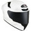 KYT TT-Revo Plain White Κράνος Μηχανής Full Face 1500gr