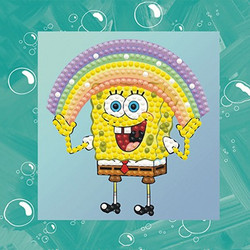 Diamond Dotz SpongeBob Rainbow Cameo Κάρτα Diamond Painting Kit 13x13cm DTZ5.039