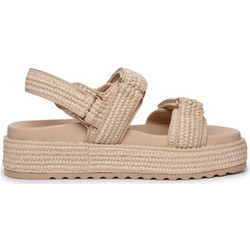 Steve Madden Δερμάτινα Γυναικεία Σανδάλια Μπεζ SM11003034-380