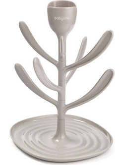 BabyOno Tulip Στεγνωτήρας Μπιμπερό Γκρι BN1072